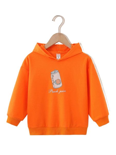 

toddler boys cartoon & slogan graphic hoodie z4wp#, Black;white
