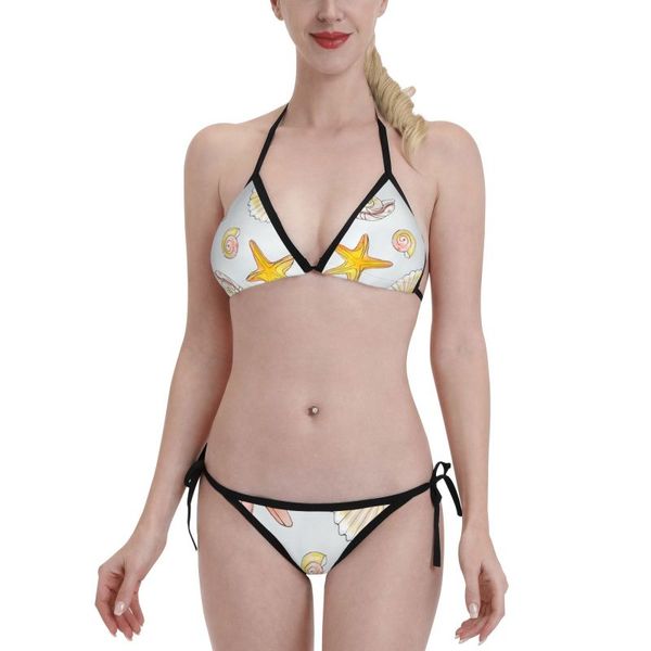 

bikini women small breasts gather swimsuit womens low waist swimming trunks backless bikinis beach swimsuit