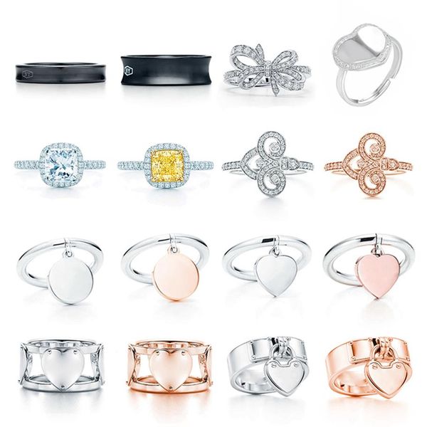 

tiff11 t-shaped original 925 sterling silver classic logo t ring283m