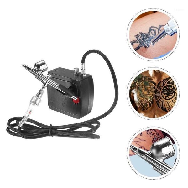 Set Mini-Airbrush mit Netzteil, Mal-Luftpinsel-Set, US-Stecker, professionelle Spritzpistolen