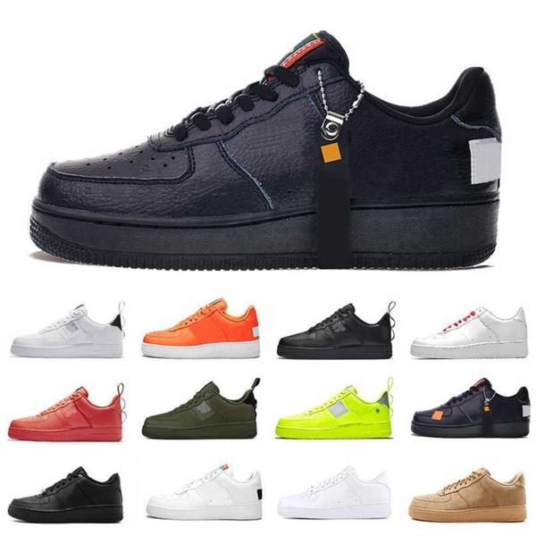 

low fashion platform shoe men women running shoes skateboard triple black white utility just orange mens trainers sports sneakers scarpe