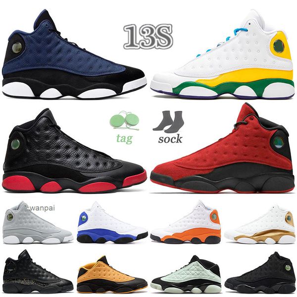 

jumpman 13 brave blue chicago 13s mens outdoor shoes fashion dark powder del sol red flint bred starfish gold glitter court purple men