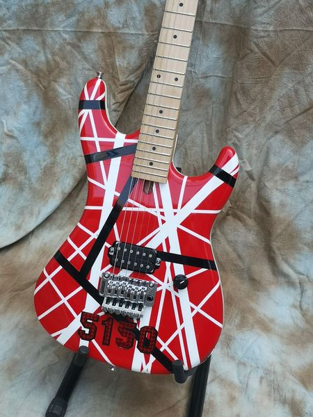 

2022custom electric guitar 5150 striped eddie van halen ash body high quality