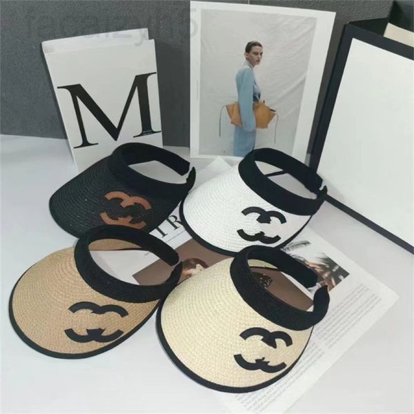 

visors designer 2020 summer new straw hat empty beach sun duck tongue screenh7mk2020, Blue;gray