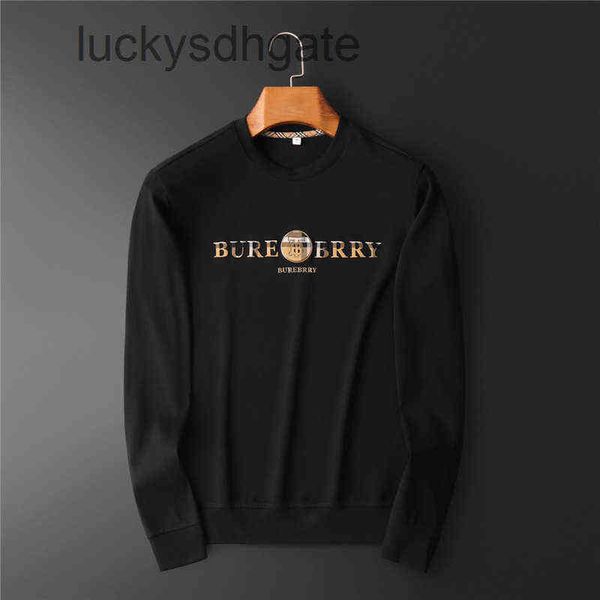

brand designer hoodies and fleece coat 2023 tide br light luxury white mercerized cotton autumn winter men's lo nnt9 7csy 0af5, Black