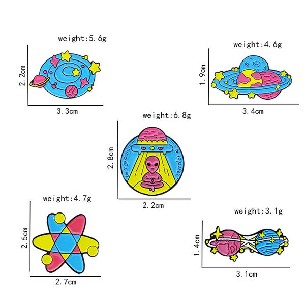 

star moon black rabbit metal enamel brooch cartoon cute animal badge couple friend gift jewelry clothing brooch cloth lapel broo, Gray