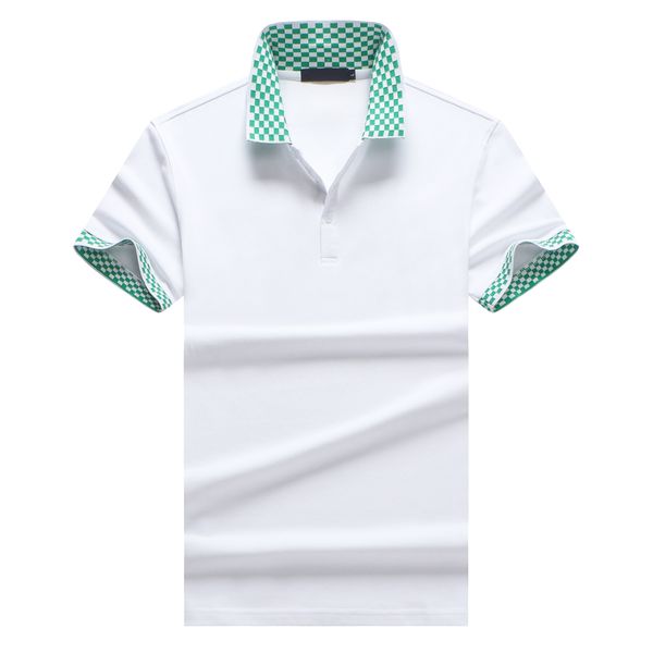 

2022ss men's wear luxury brand designer polo t-shirt summer fashion trend breathable short sleeve lapel casual jacket, White;black