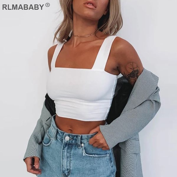 

women summer tank white copped casual streetwear basic ladies beach black holiday club female red tank, Black;white