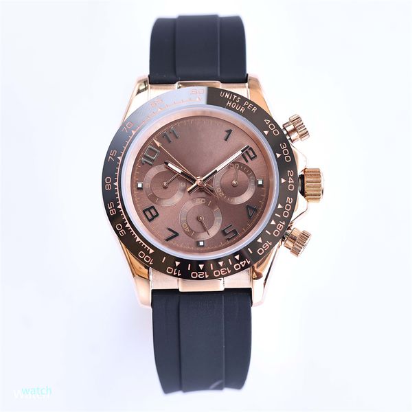 

mens famous brand waterproof watches luxury ceramic bezel sapphire business mens watchs 2813 mechanical automatic fashion watch wristwatches, Slivery;brown