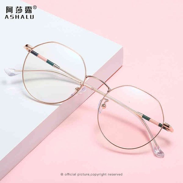 

sunglasses asharo's polygonal frame women's fashion bamboo legs can be equipped with myopia and literary cbyq, White;black