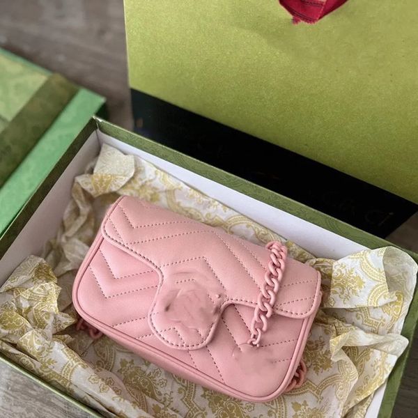 

designer bags women's 2023 new net red with the same macaron leather small square bag classic love messenger shoulderbag fashion trend