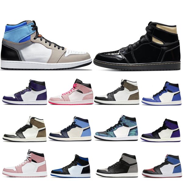 

2022 man jorden basketball shoes 1s prototype gym red hyper royal yellow white pine green light smoke grey cactus jack chicago men women siz