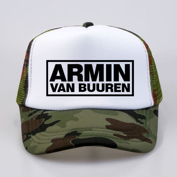 

fashion armin van buuren cap dj fans trucker mesh cool baseball caps together in a state of trance cap women men music cap hat, Blue;gray