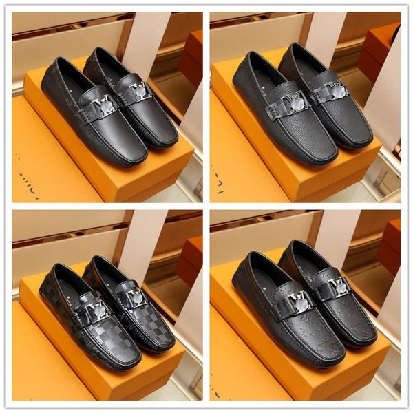 A1 Men Shoes Brands de luxo Mocassin Leather Casual Driving Oxfords Shoe Man Slowers Mocassins Shoes Italian para o tamanho masculino 6.5-10