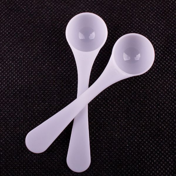 

measuring tool 1000pcs 2g 4ml plastic measuring spoon long handle food grade reusable spoons milk powder spoon kitchen scoop th9353