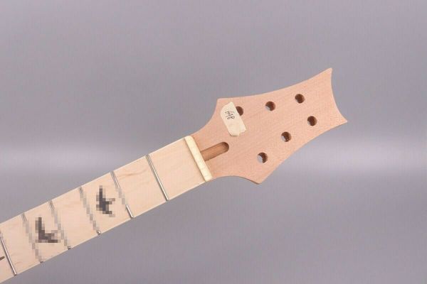 

diy guitar neck 22fret 24.75inch mahogany maple fretboard 628cm set in heel