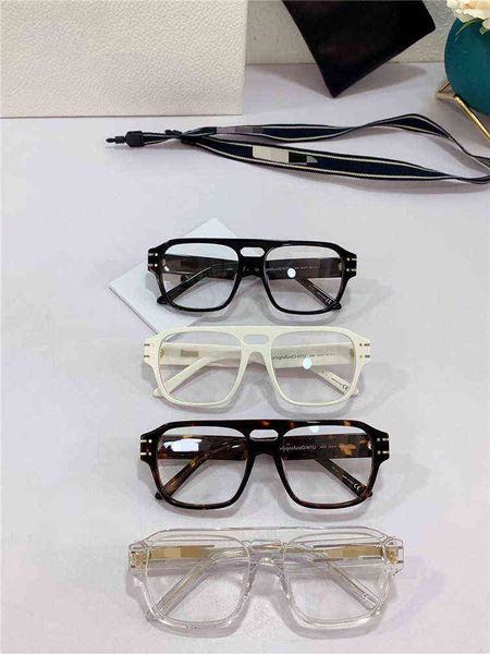 

2022 new fashion eyeglass frame n1uins net red same men and women trend luxury eyewear fashion, White;black