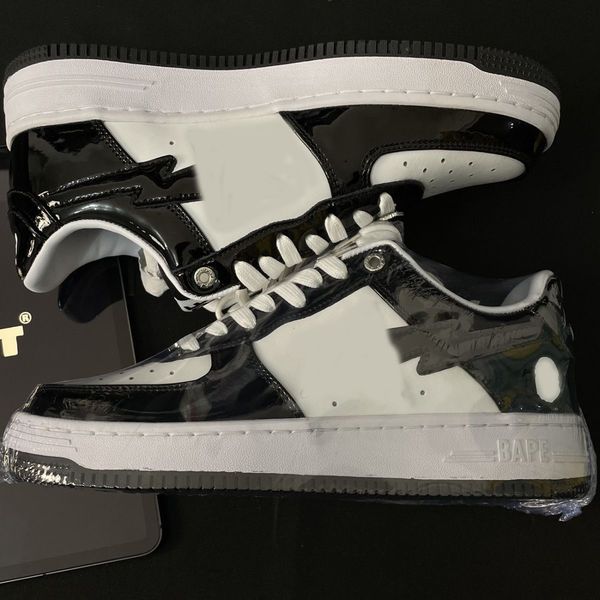 

2022 designer shoes men women bapesta sneakers platform new color luxury outdoor low help casual shoes lu, Black