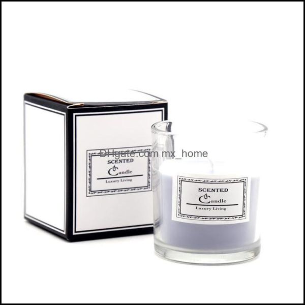 Fragr￢ncias de velas perfumadas Decora￧￣o de Decora￧￣o N￳rdica Insumente Presente Rom￢ntica Candas Fragr￢ncias Essential ￓleo Di￡rio de Vidro Sm SM