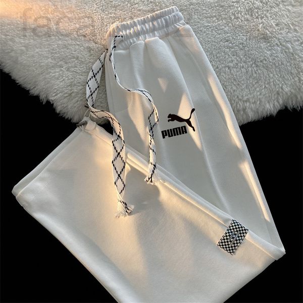 

women's pants & capris designer [65 / 35 minibu]spring and summer sports pants women's casual vertical couple d4fw2022, Black;white