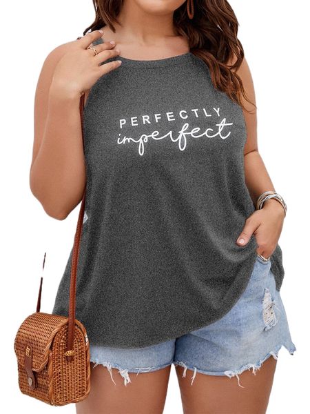 

plus letter graphic halter s3fq#, Black