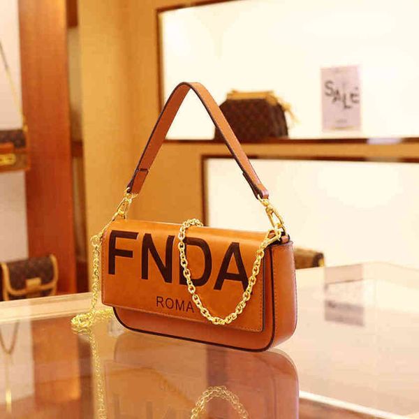 

20% off sitewide 2022 luxury bags spring and summer alphabet armpit chain advanced sense messenger handbag