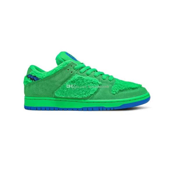 

version men women shoes low sb green bear sneakers cj5378 300, Black