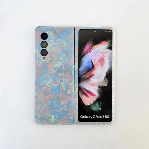 Чехол Dream Shell Pattern для Samsung Galaxy Z Fold 3 5G Мягкий противоударный бампер