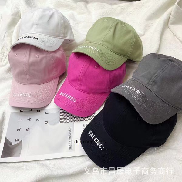 

ball caps balencaigass letter printed korean spring and summer aseball guochao fashion net red b duck tongue outdoor sunscreen travel baseba, Blue;gray