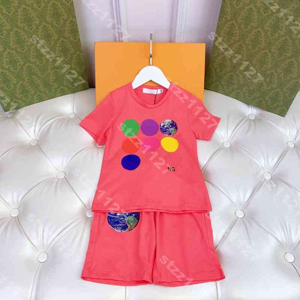 

child designer clothes luxury sets boy and girls logo print louisclothes childrens kids short sleeve t-shirt shorts boys set brand tracksuit, White