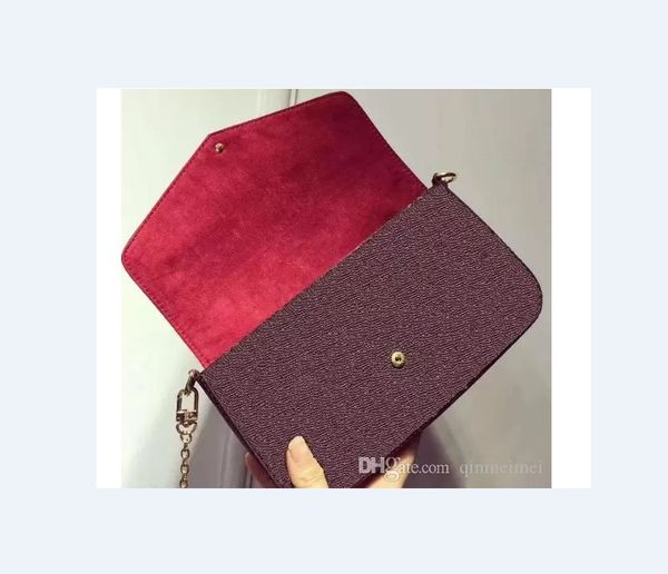 

felicie pochette women leather materia three piece set bag m62415 satchel chick bags brand crossbody bag lady single shoulder handbag with b