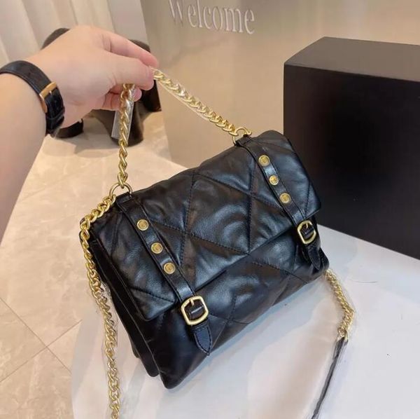 

tz vintage messenger bags quilted cross body shoulder large capacity famous luxury designer clutch multi pochetter real calfskin handbags 28