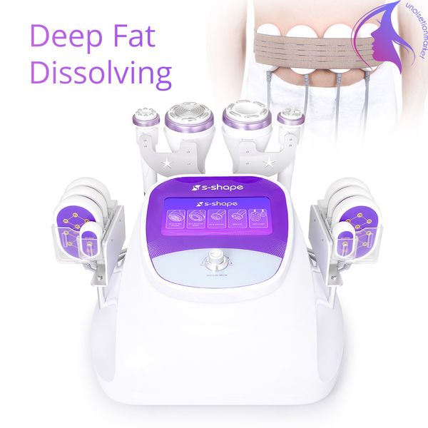 Ultrasonic Slimming Machine Cavitation 2.5 SuctionRF Skin Face Lifting e Stringere il dispositivo di modellamento del corpo del laser LED 30K