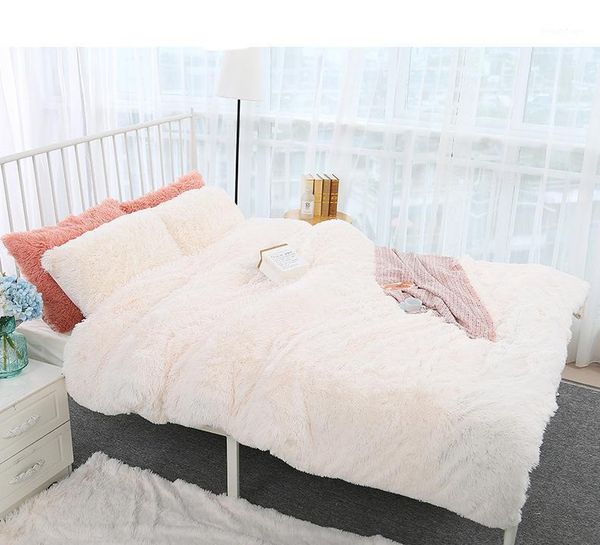 Одеяла супер мягкие длинные волосы на одеялах для бросков диван постельные принадлежности льняные зимние домашнее покрытие наволочки теплые двойные коралловые капельки