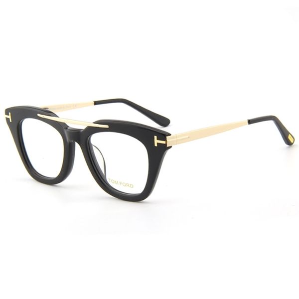 

eyeglasses online 75% off instom women's glasses tf575 fashion men's double beam plate glasses, White;black