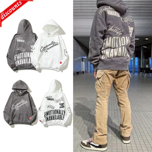 

men's brand fashion trend sweater wholesale and 2022 new high love graffiti letter printing hoodie jacket, Black