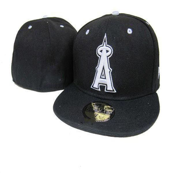 

all team baseball fitted caps wholesale fashion caps flat peak hip hop letter a cap men women full closed hat, Blue;gray