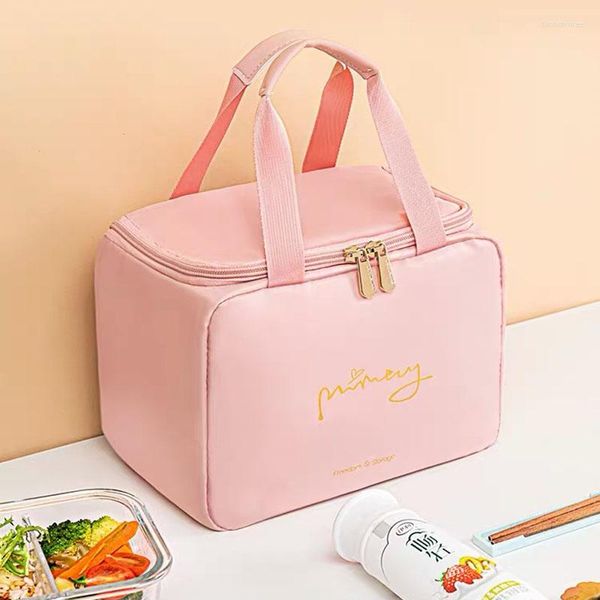 Borse portaoggetti Borsa da pranzo portatile Borsa termica per donne Uomini Contenitori per alimenti Lavoro Scuola per bambini Bento Box StorageStorage