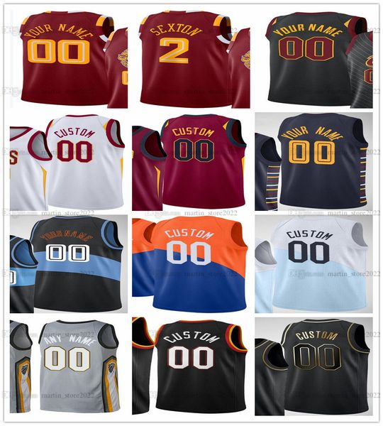 

2022 draft pick basketball ochai agbaji jerseys khalifa diop isaiah mobley luke travers, Black;red