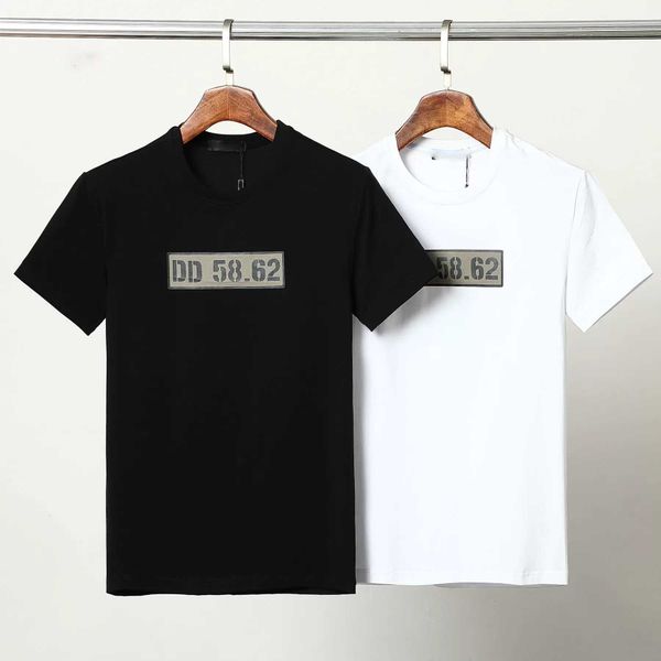 

dsqsury 2022ss new mens designer t shirt paris fashion tshirts summer dsq t-shirt tees male 100% cotton g140, White;black