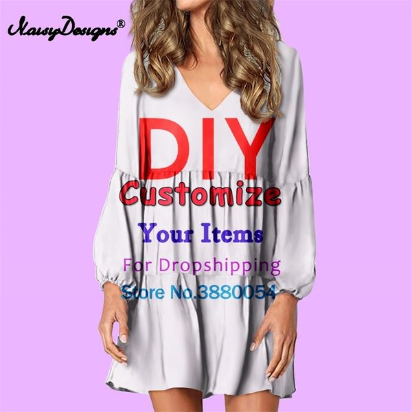 

noisydesigns 3d custom skirt spring autumn long sleeve t shirt for women ladies good quality drop wholesale 220609, White