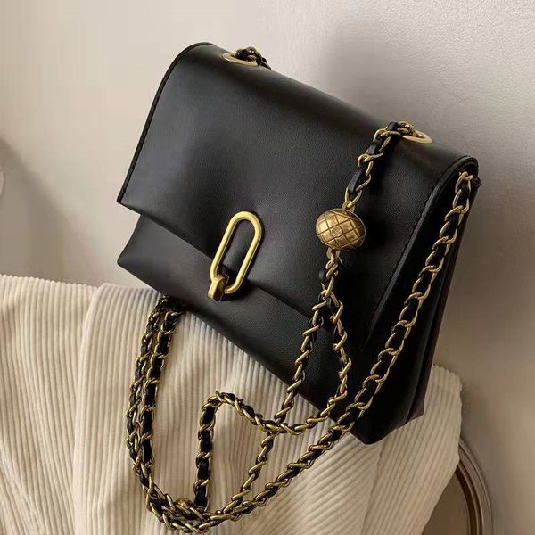 

designer shoulder bags trendy fashion small square bags luxury lady chain bag soft leather crossbody bag texture multiple carrying methods h