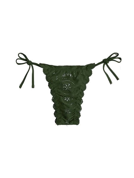 

s.callop trim knot s.ide b.ikini bottom f8x4#, White;black