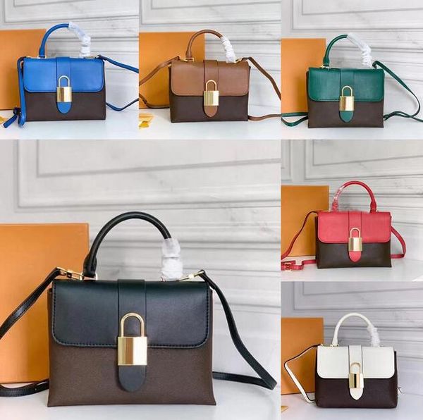 

designers women lock bags totes large classic flap tote bag genuine leather shopping bag handbags removable shoulder crossbody tote