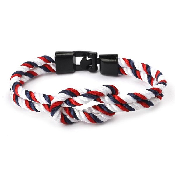 Pulseiras de charme pulseira de gancho fácil de nylon corda de nylon moda fita para feminino de pulseira artesanal 2022 jóias masculinas hommecharm