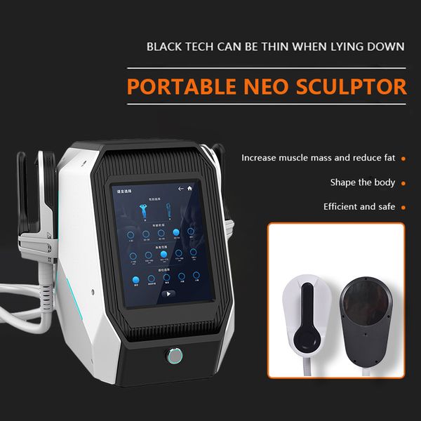 

beauty items portable 2 handles ems scupting neo machine body muschine