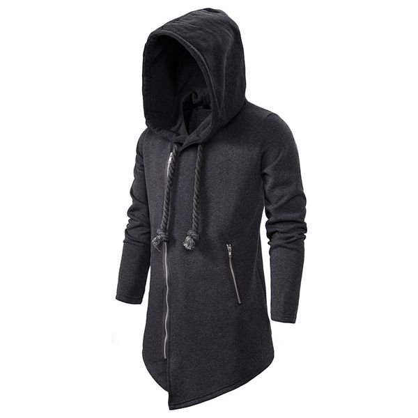

hoodies & sweatshirts leisure mens long sleeve hoodie hooded pullover casual design solid aa, Black