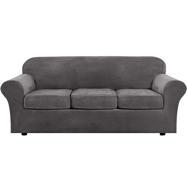 Fodere per sedie Elastico per divani Protezione Copridivano componibile Fodere Plus Velluto Comodo divano a 1 posto Copridivano elasticizzatoSedia