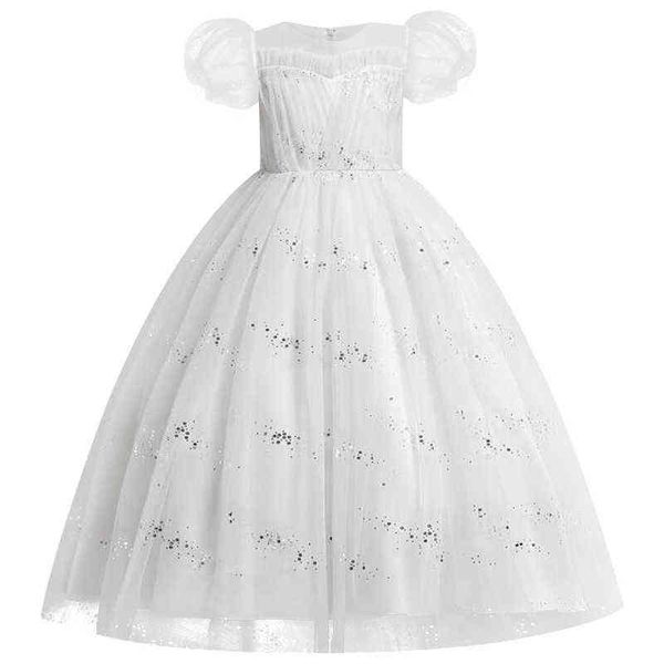 Kinder Tutu Pailletten Prinzessin Partykleid für Mädchen Elegantes, verträumtes Tüll-Schichtkleid für Weihnachten 2021 Mädchenkleidung 3–12 Jahre Y220510