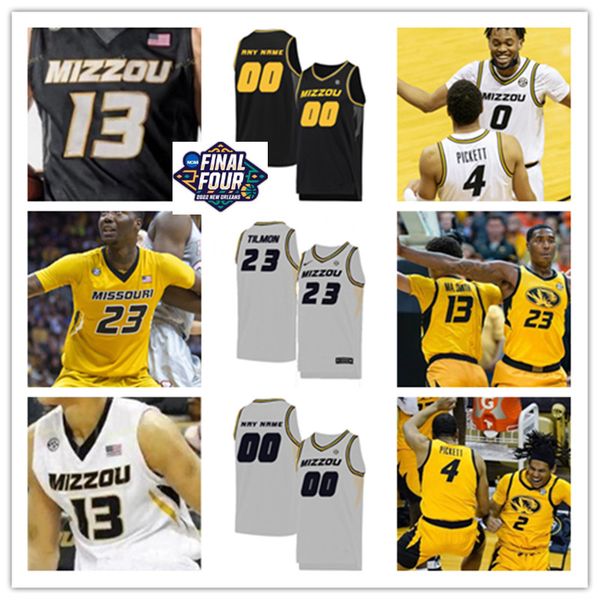 

2022 ncaa custom mizzou stitched college basketball jersey 14 reed nikko 25 brooks ford 15 axel okongo 13 dru smith 0 torrence watson 10 eva, Black